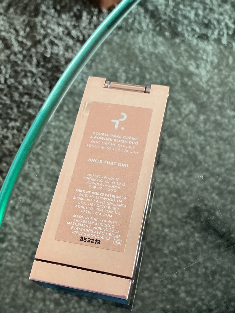 Patrick Ta Dual Pink Cream Blush Compact - She’s That Girl - Picture 4 of 4